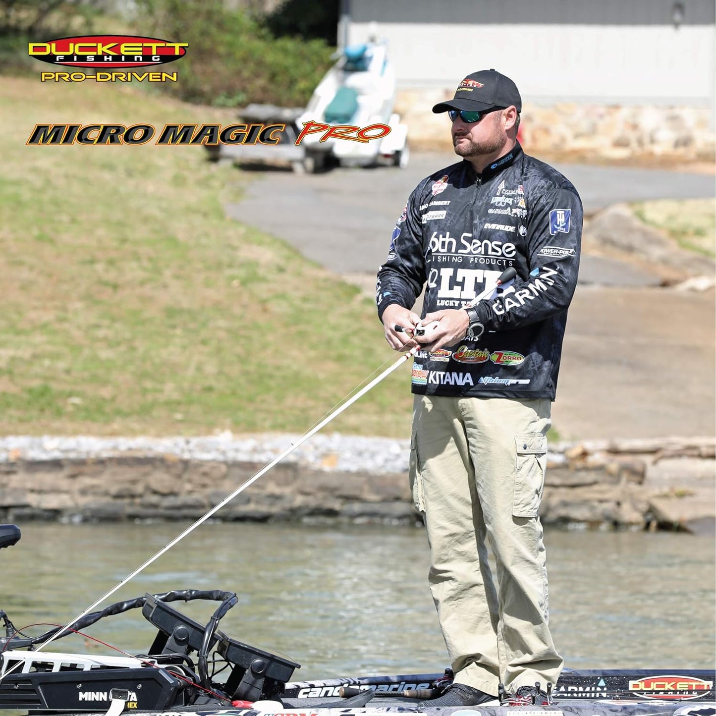 Micro Magic Pro Angling Fishing Rods | Micro-Guides, Sensi-Touch Blanks, Carbon Fiber Scrim - Available in Spinning, Casting & Crankin' Options