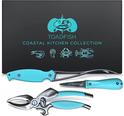 Coastal Kitchen Collection - Includes Crab Cracker, Shrimp Deveiner, and Oyster Knife Outfitters