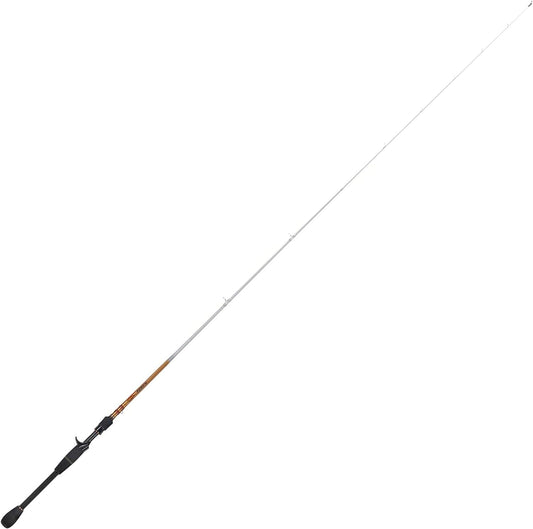 Torch Casting Rod, 7'3" Medium Heavy Fast, White/Burnt Orange